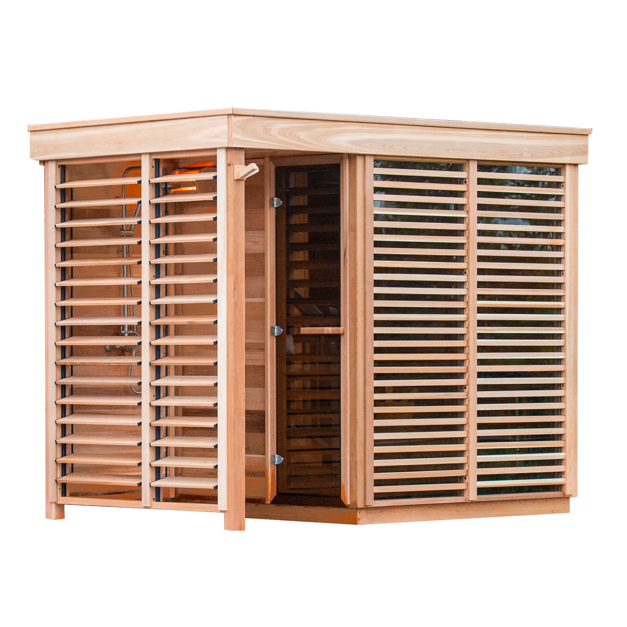 Outdoor Sauna With Shower - 3 Person – The Muskoka Sauna Co