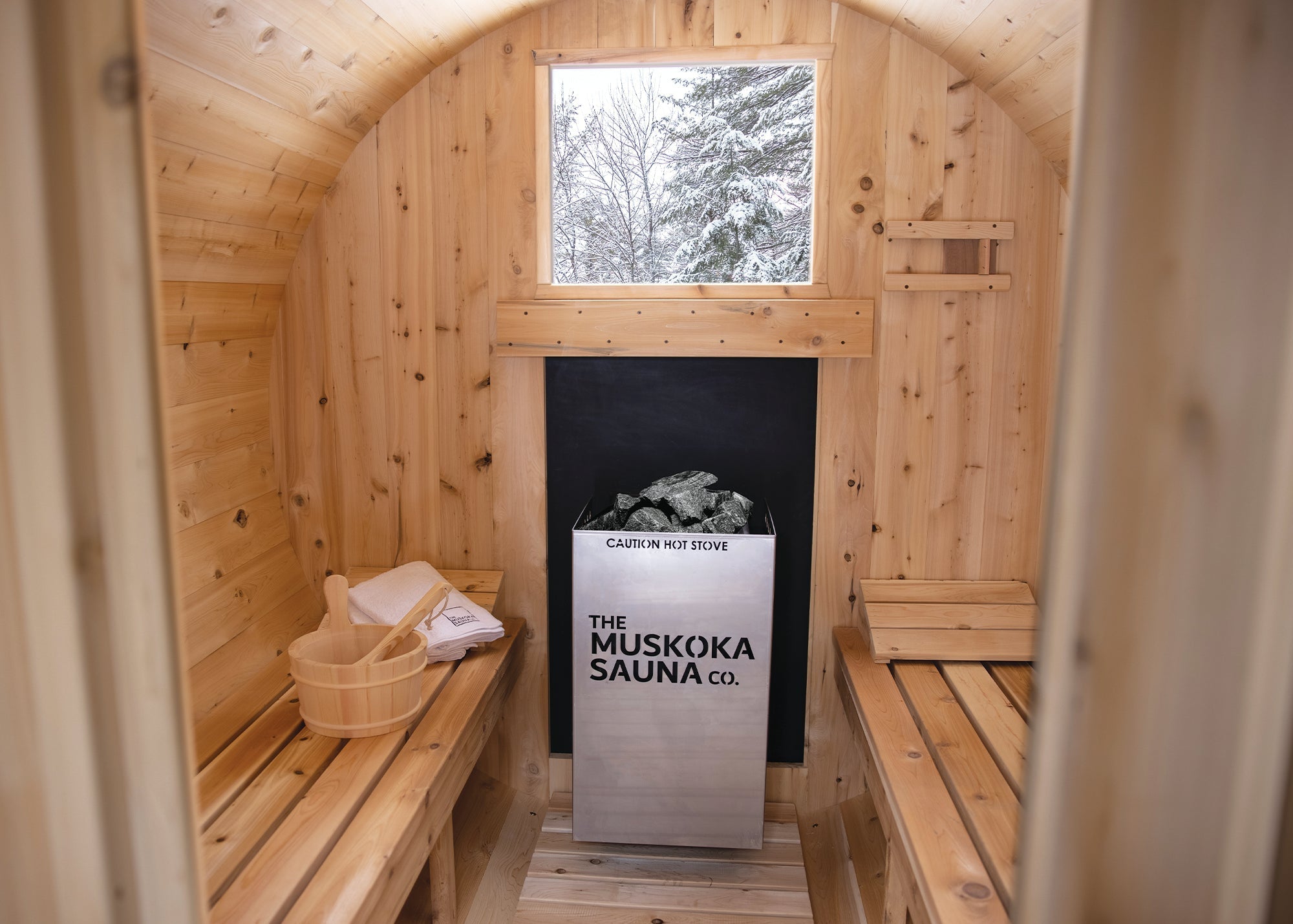 Classic 6'x 6' Barrel Sauna