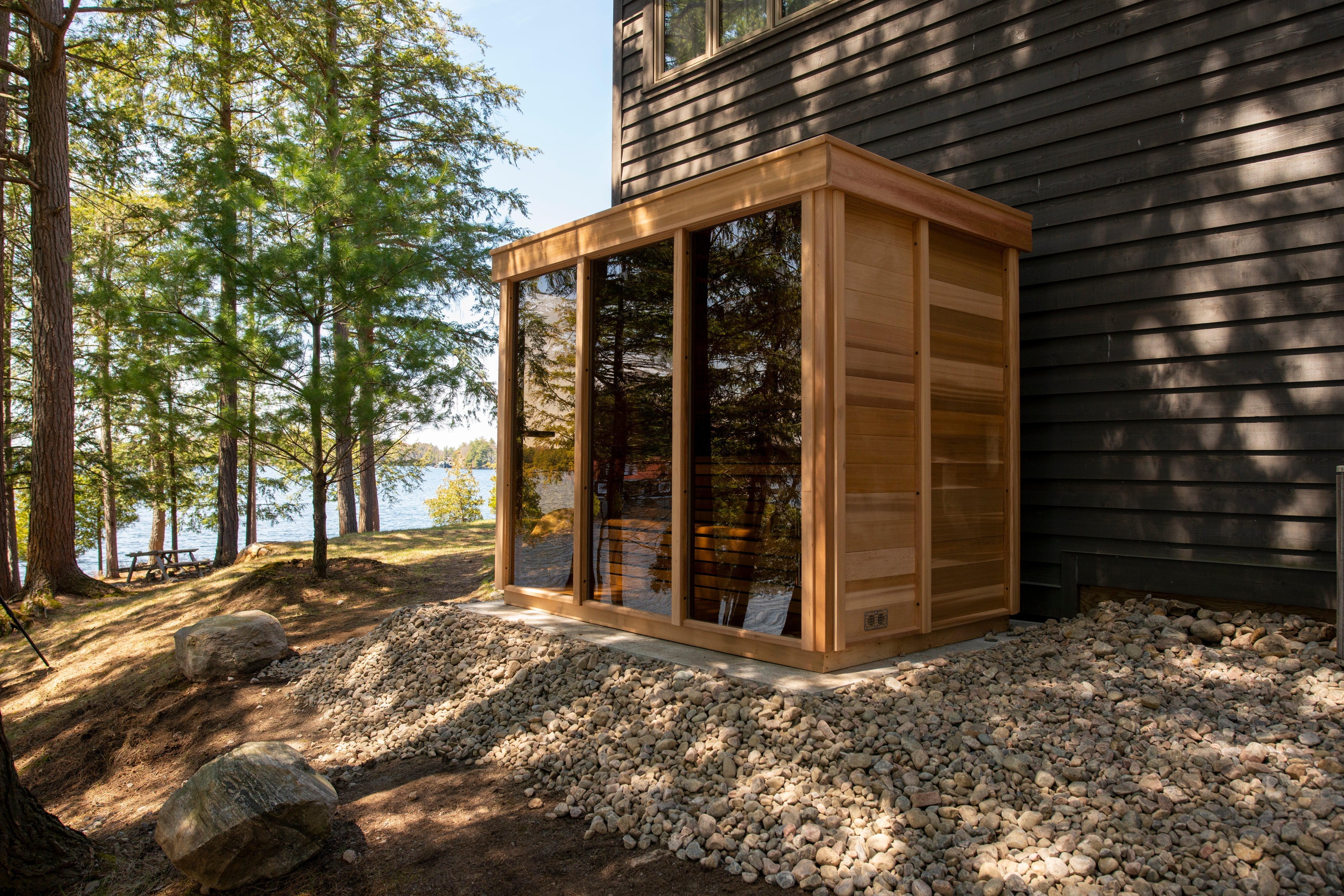 Outdoor 580 Pure Cube Sauna - 5 Person – The Muskoka Sauna Co