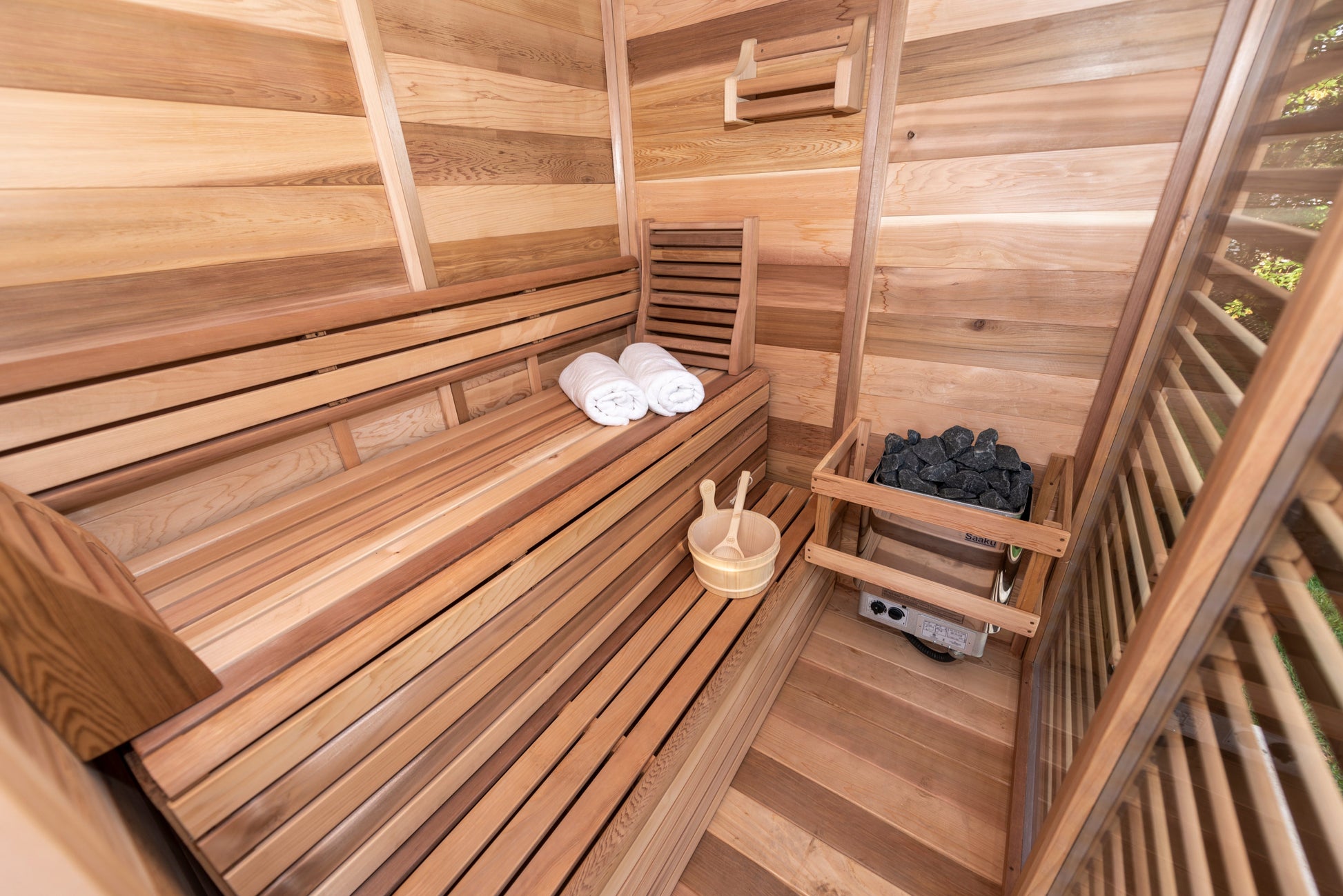 Outdoor Pure Cube Sauna 