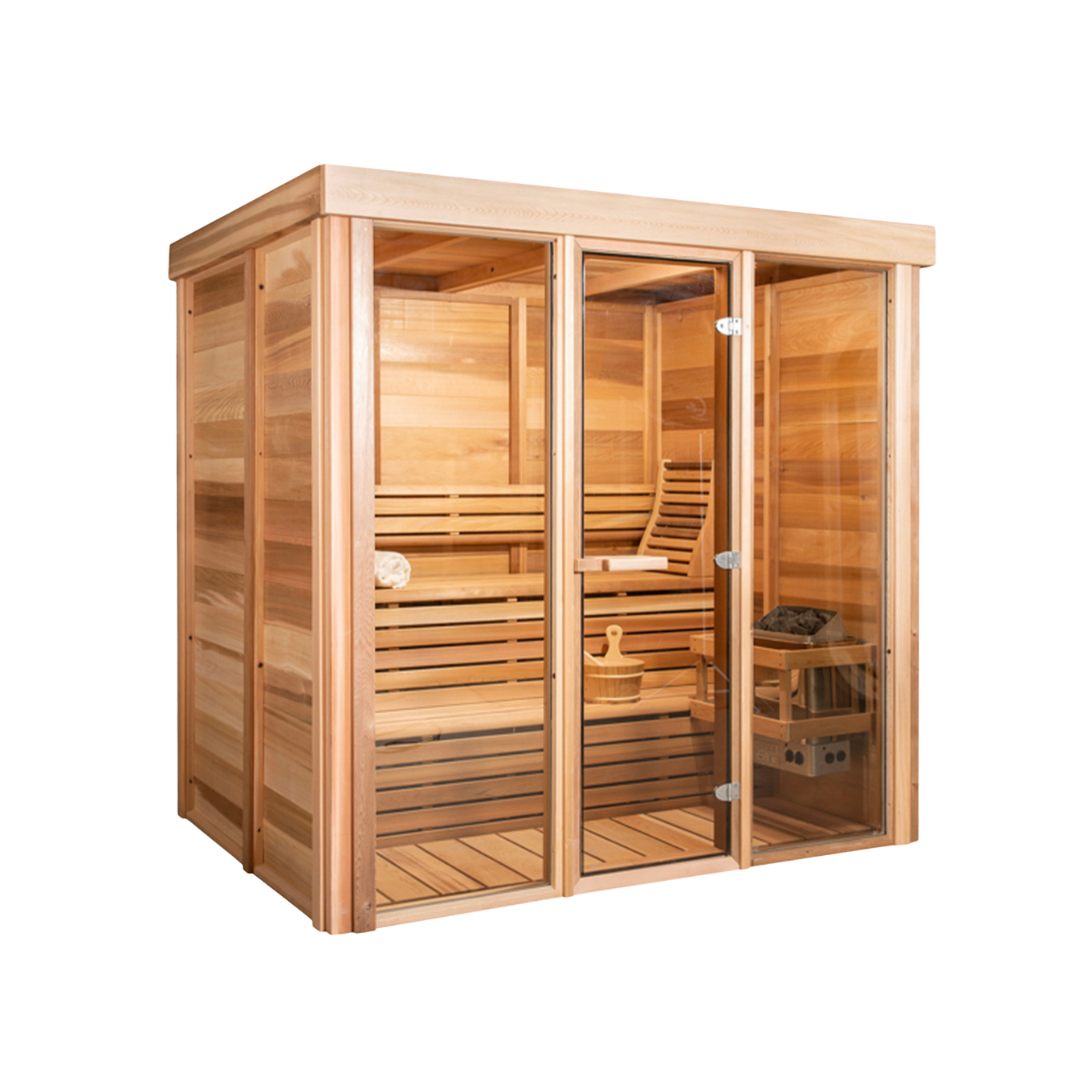 Indoor 570 Pure Cube Sauna - 4 Person