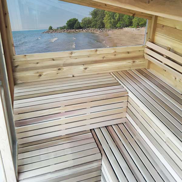 Additional Upgrades (The Luna 8'x8' Sauna with 2' Porch)