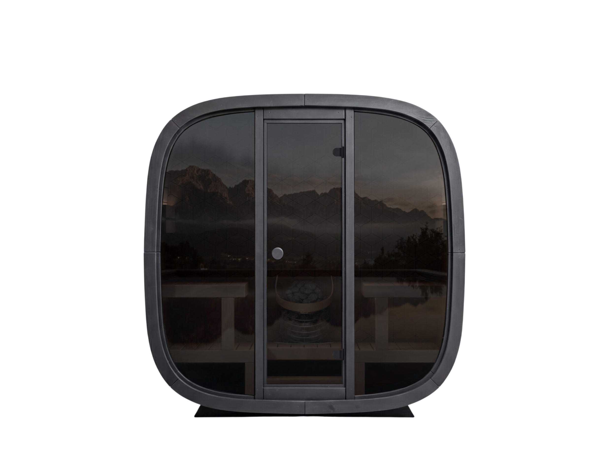 Leil Black Cube Premium Sauna
