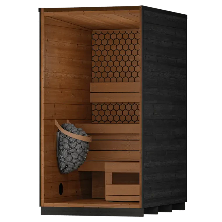Leil Viva Sauna - Rear wall options