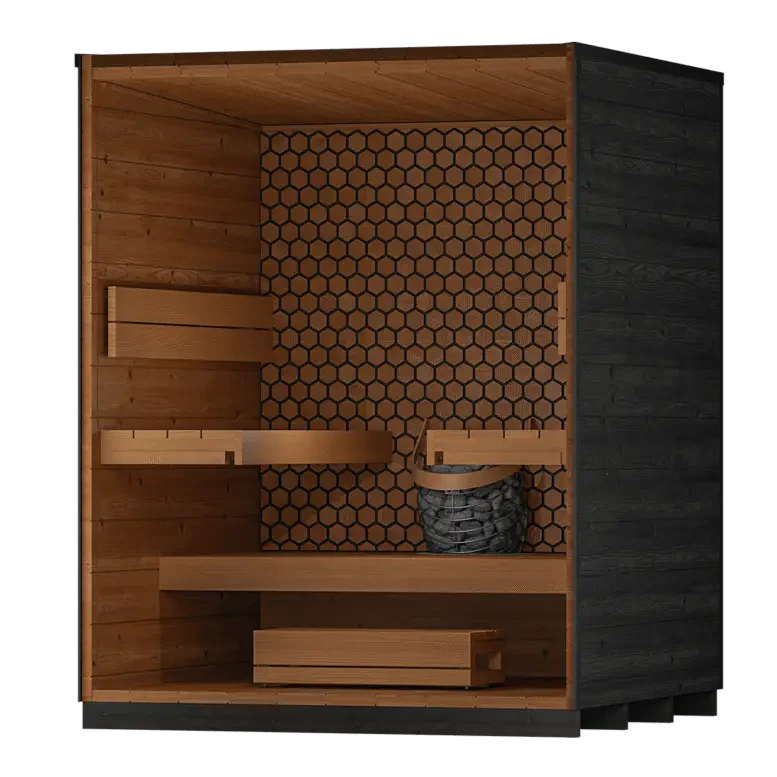 Leil Viva Sauna - Rear wall options
