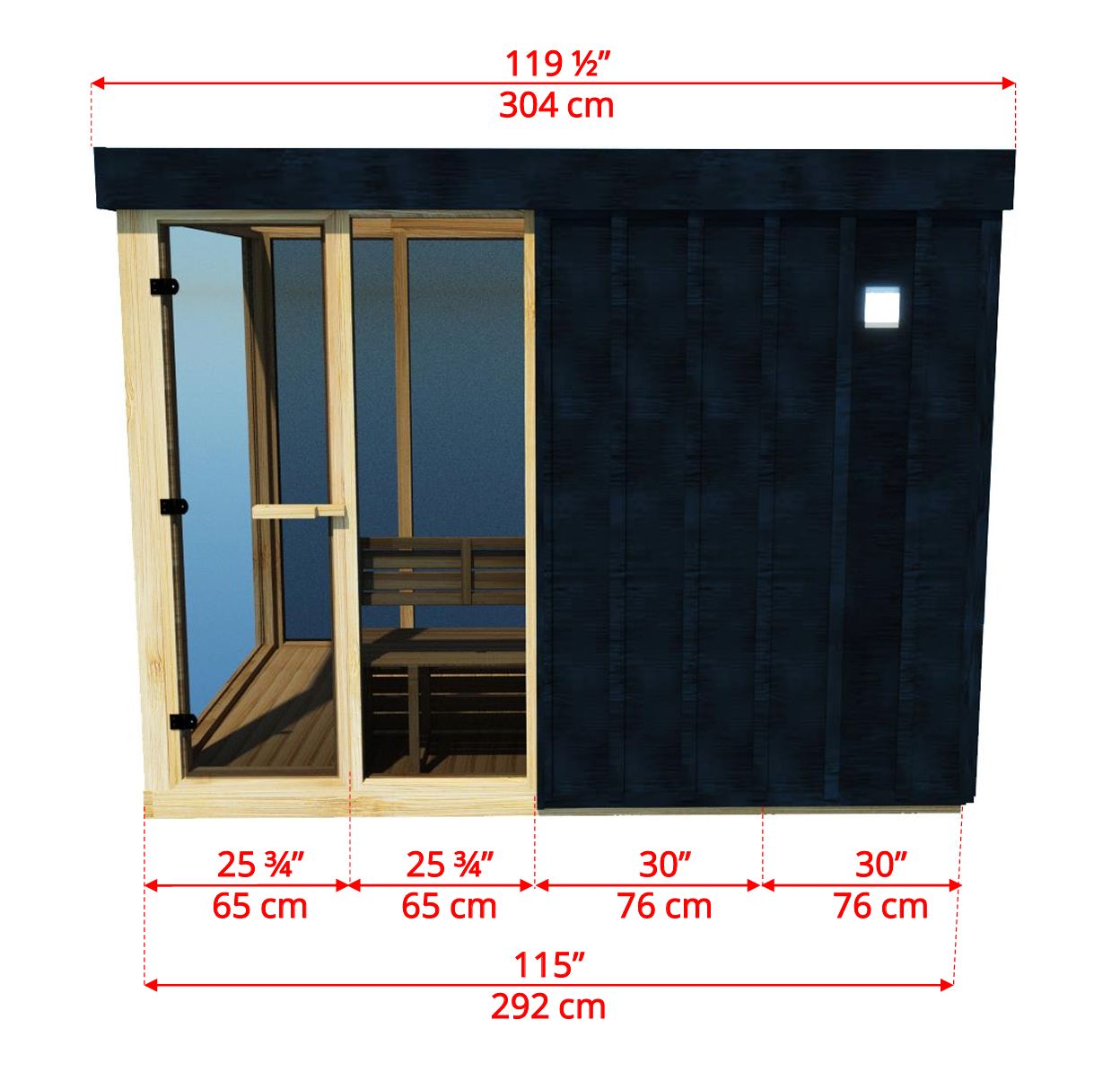 Orion Sauna | Pure Cube Orion Sauna – The Muskoka Sauna Co