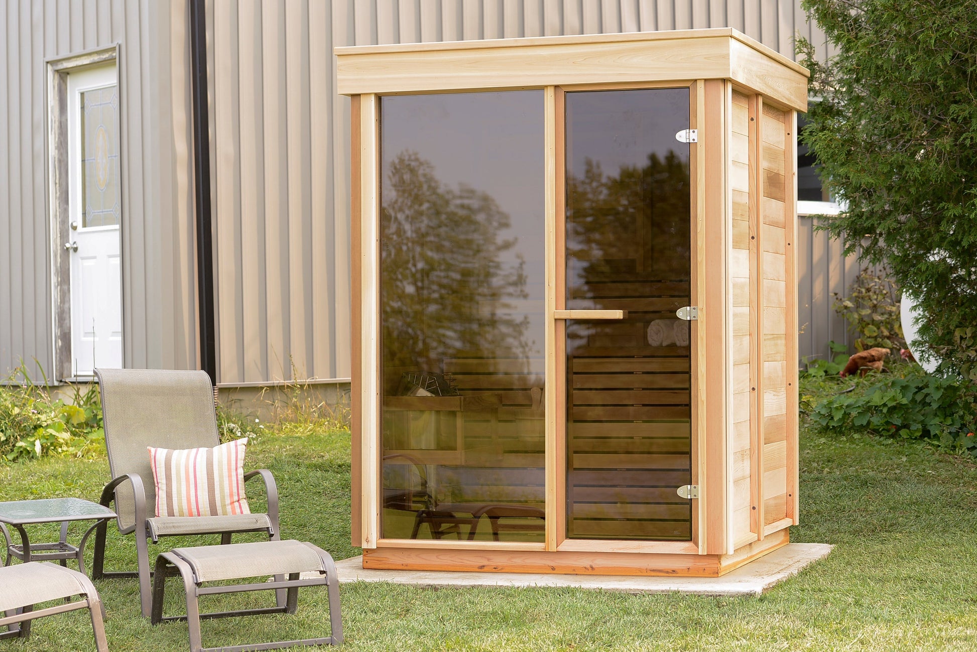Outdoor Pure Cube Sauna