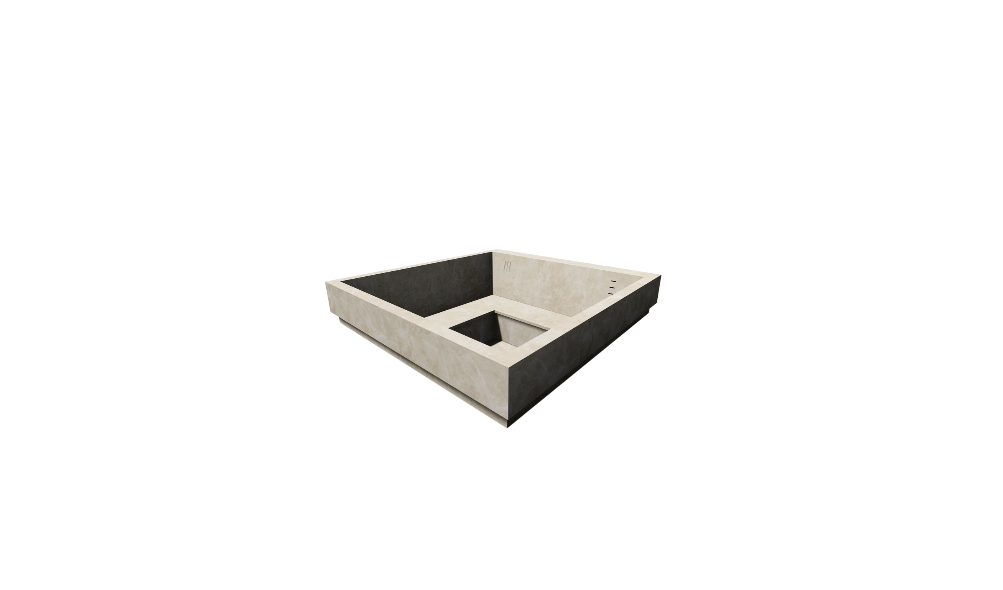 STIG Recessed Hot & Cold Tub