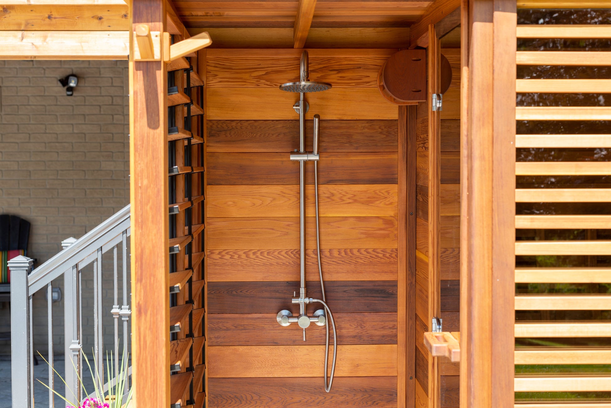 Outdoor Sauna Shower