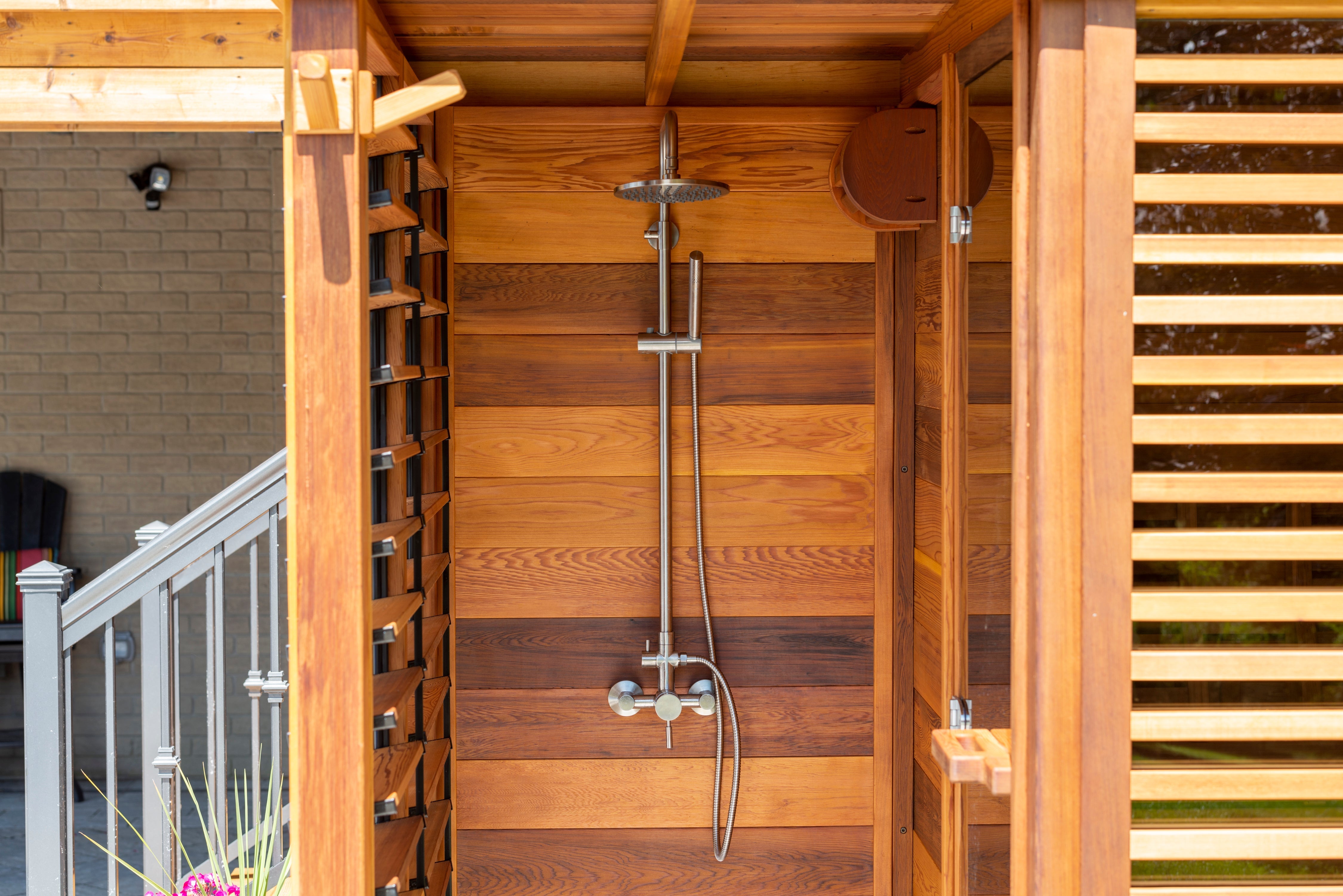 Outdoor Sauna Shower