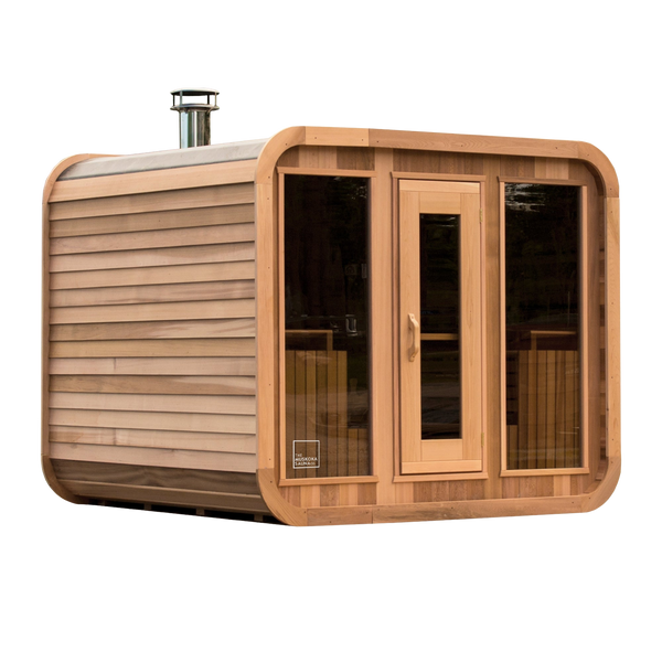 The Luna 8'x8' Sauna | Outdoor Luna Sauna – The Muskoka Sauna Co