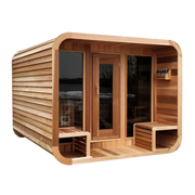 The Luna 8'x10' Sauna w/ 2' Porch