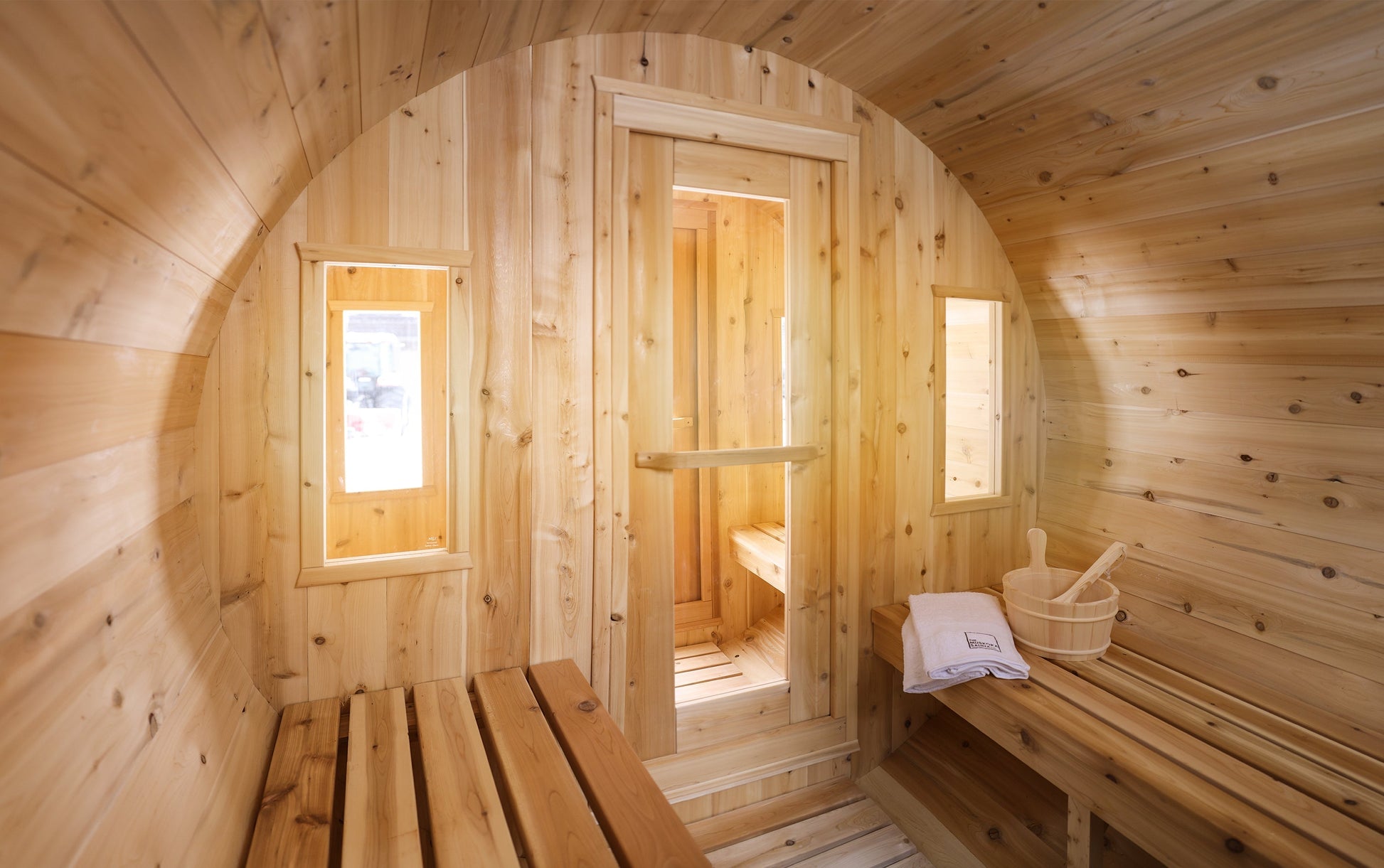 Premium Barrel Sauna