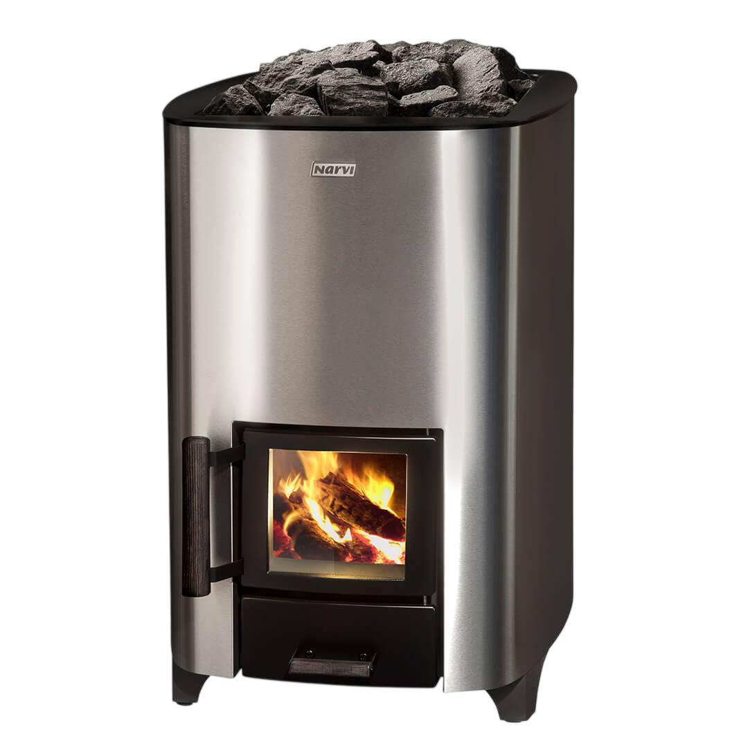 Narvi NC 20 Stainless Wood-Burning Sauna Stove