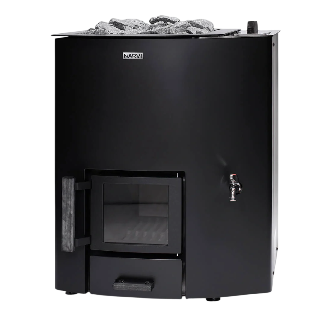 Narvi NC 20 VSO Wood-Burning Sauna Stove with Water Tank