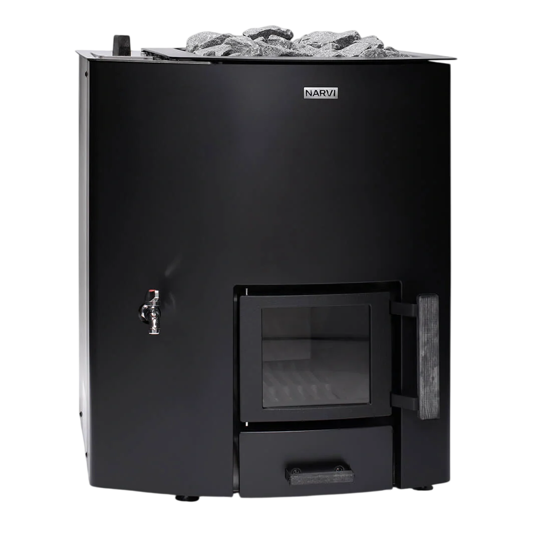 Narvi NC 20 VSV Wood-Burning Sauna Stove with Water Tank