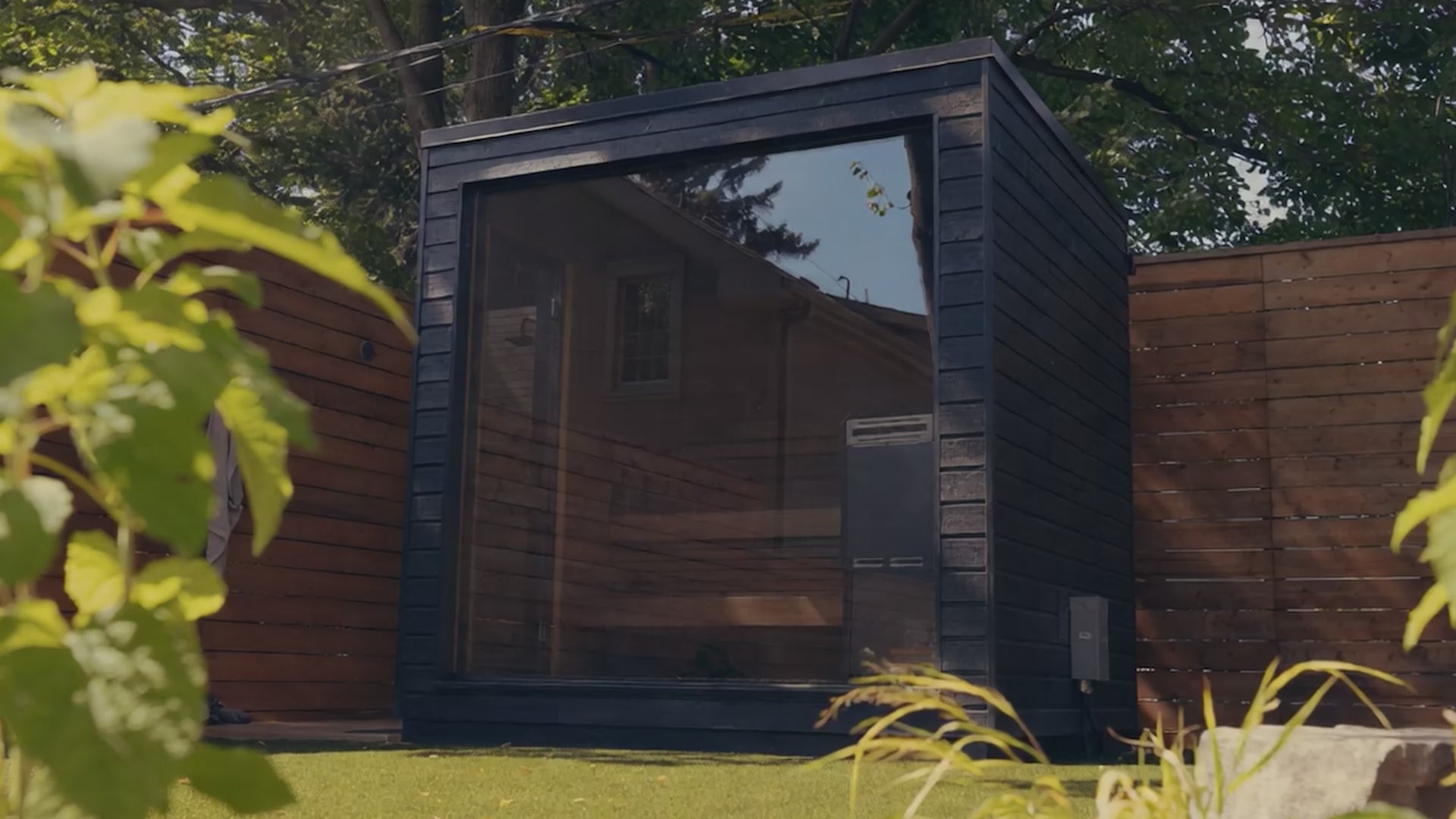 Load video: SaunaLife G6 Sauna Pre-Assembled Outdoor Home Sauna