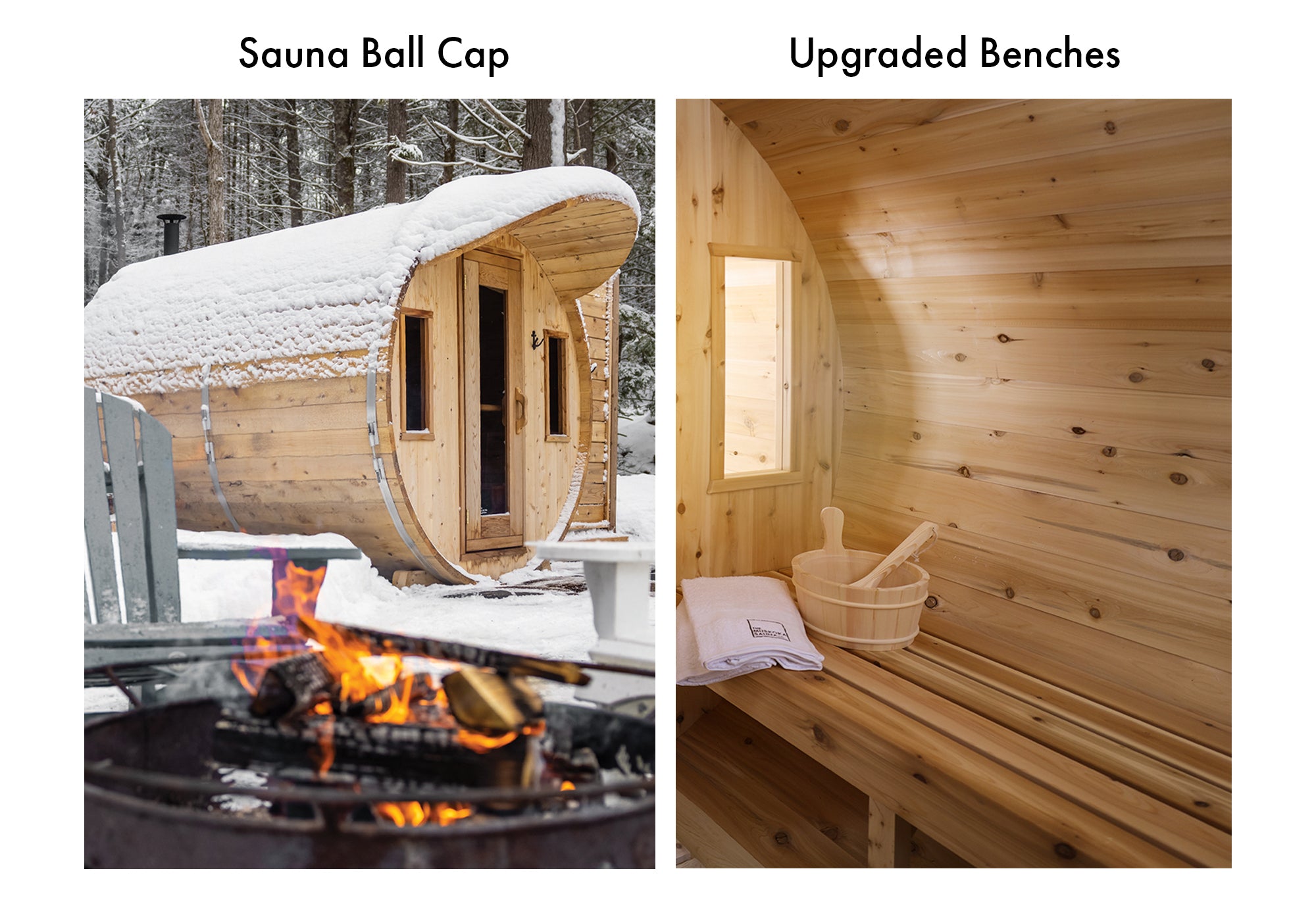 Premium Barrel Sauna