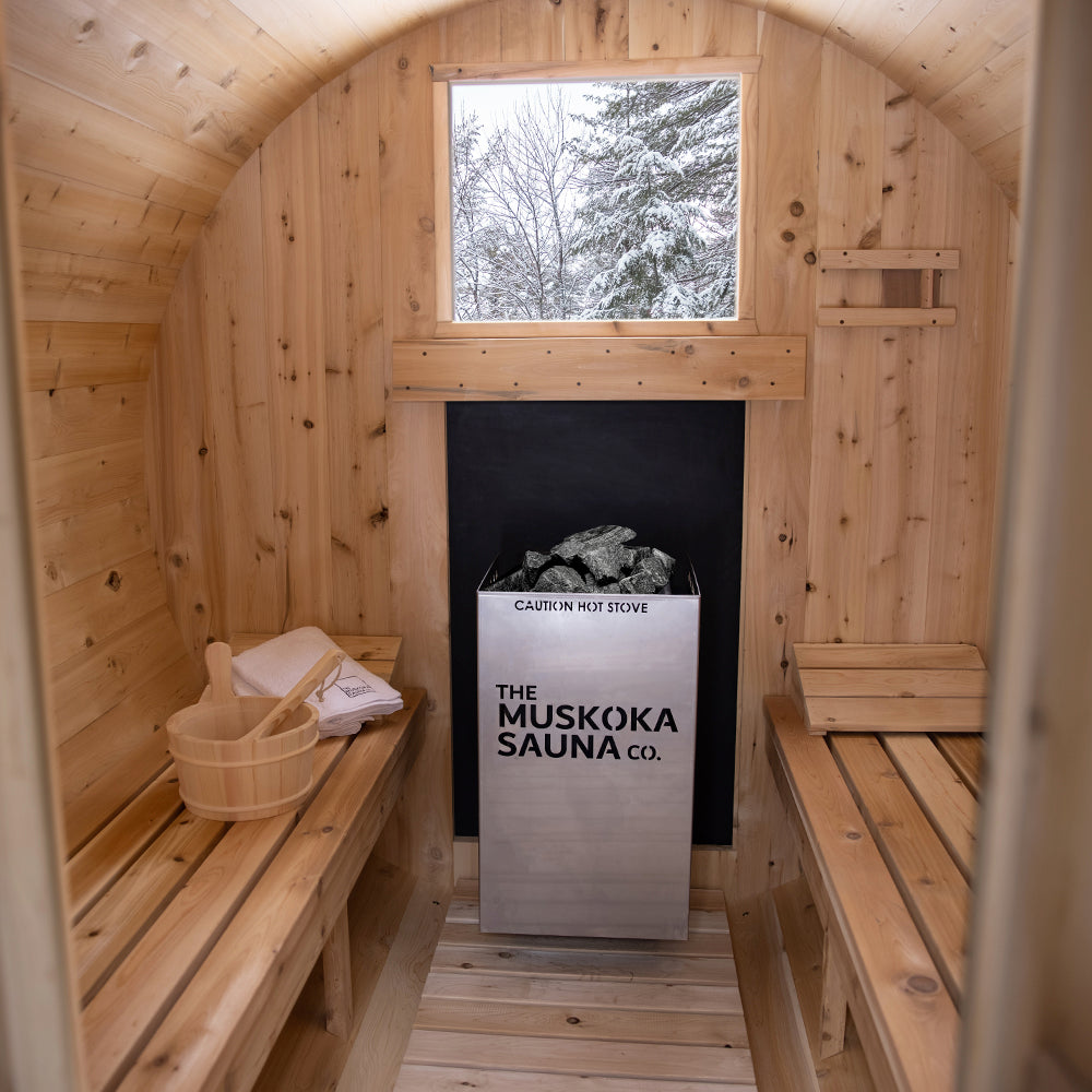 Premium 7'x 12' Barrel Sauna